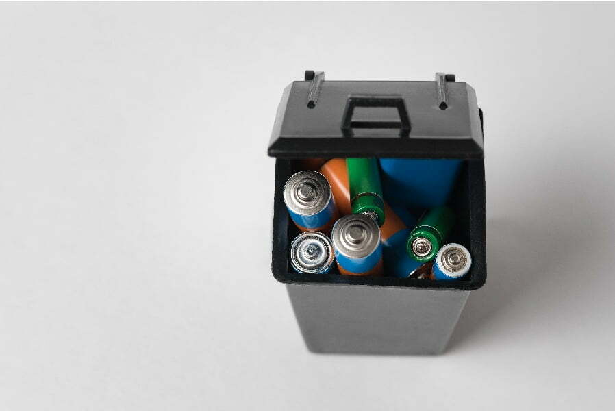 dispose of batteries
