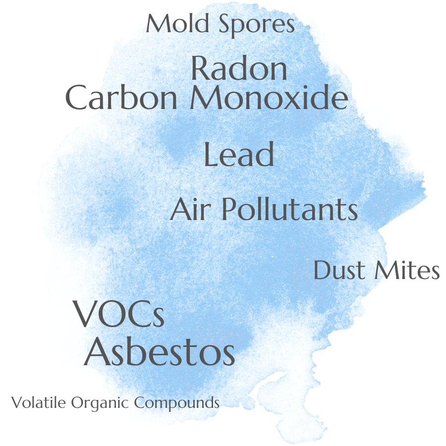 common air pollutants found in homes