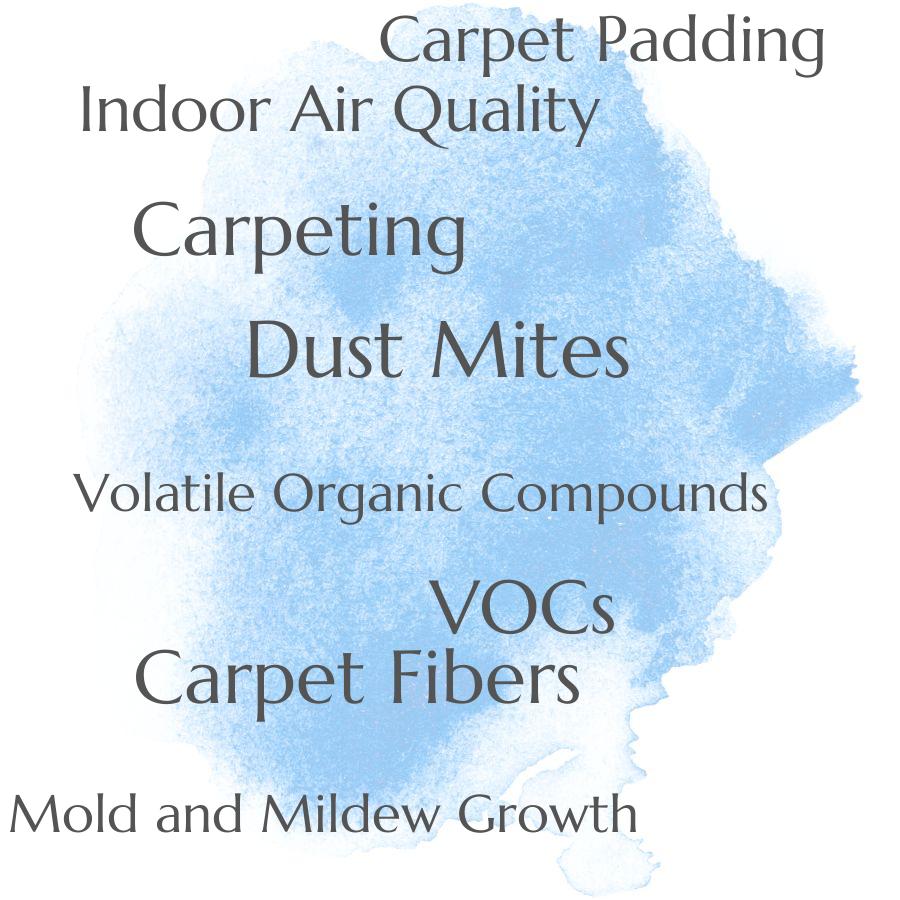 how does carpeting affect indoor air quality
