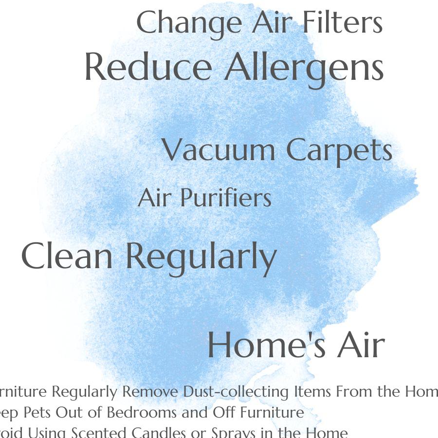 how to reduce allergens in your homes air