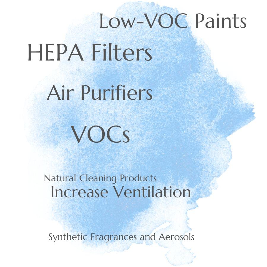 how to reduce the amount of vocs in your homes air